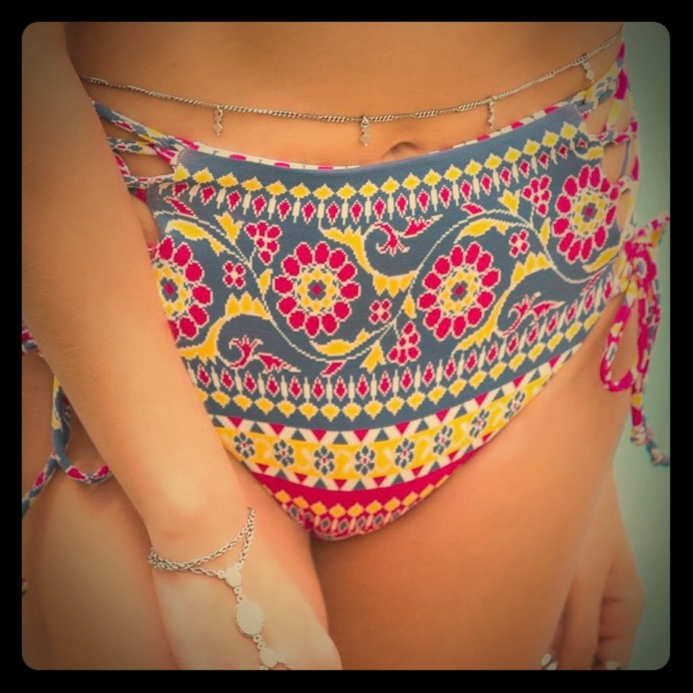 Gold plated belly chain